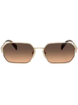 Miu Miu Eyewear オーバルフレーム サングラス | ゴールドトーン
