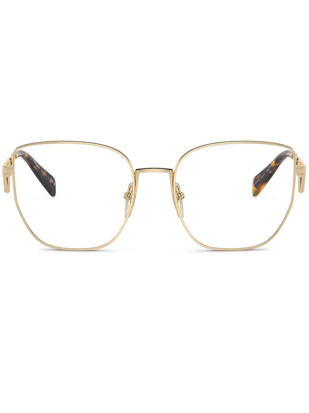 Prada Eyewear square-frame glasses | Gold | Image 1