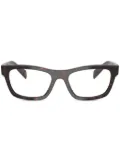 Prada Eyewear rectangle-frame glasses - Brown