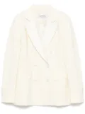 Alberto Biani textured blazer - White