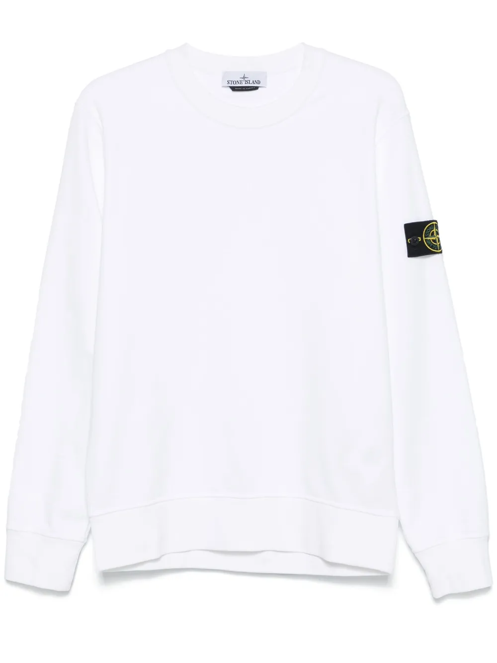 Stone Island Sweater met Compass-logopatch Wit