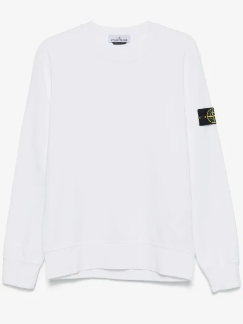 Stone Island logo-patch sweatshirt