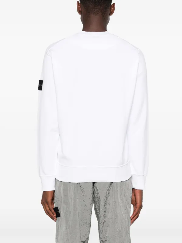 Stone Island コンパスバッジ スウェットシャツ | ホワイト