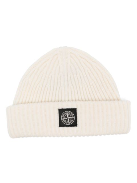 Stone Island Compass-patch beanie