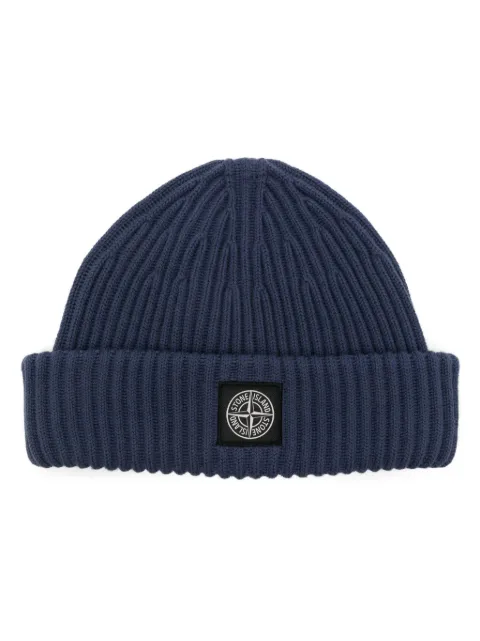 Stone Island Compass-patch beanie