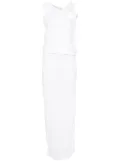 Christopher Esber jersey maxi dress - White