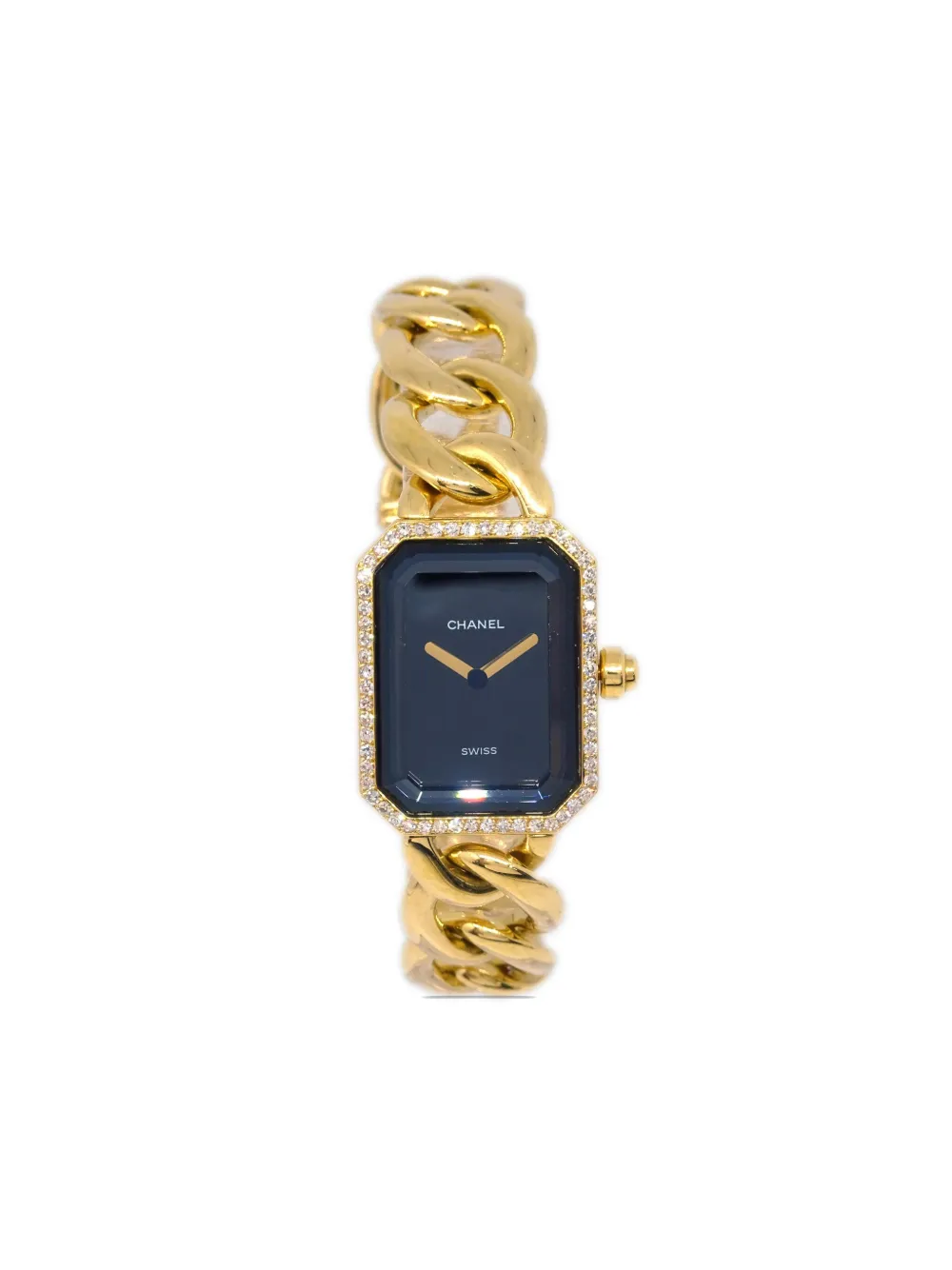CHANEL Pre-Owned 1987 クォーツ プルミエール 20mm - ブラック CHANEL Pre-Owned 1987 クォーツ プルミエール 20mm - ブラック