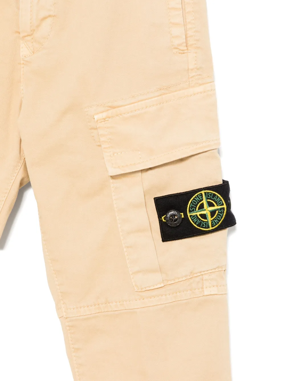 Stone Island Junior Cargo broek Beige