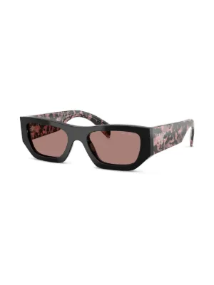PRADA キャットアイ サングラス トータスシェル Prada Eyewear トータスシェル キャットアイ サングラス | ブラウン