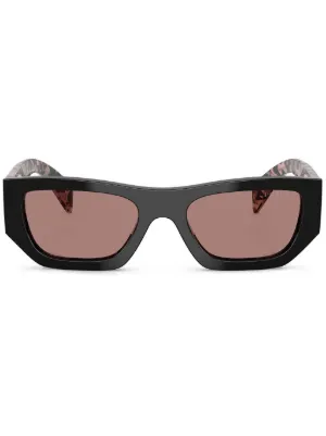 Ambush Eyewear スクエアフレーム サングラス | ブラック | FARFETCH JP