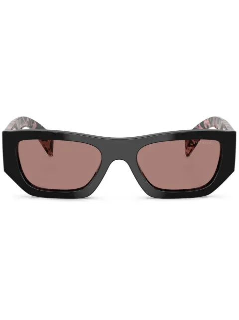 Prada Eyewear 几何形镜框太阳眼镜