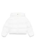 Moschino Kids logo-embroidered jacket - White
