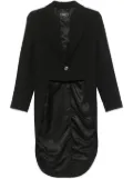 Peserico high-low blazer - Black