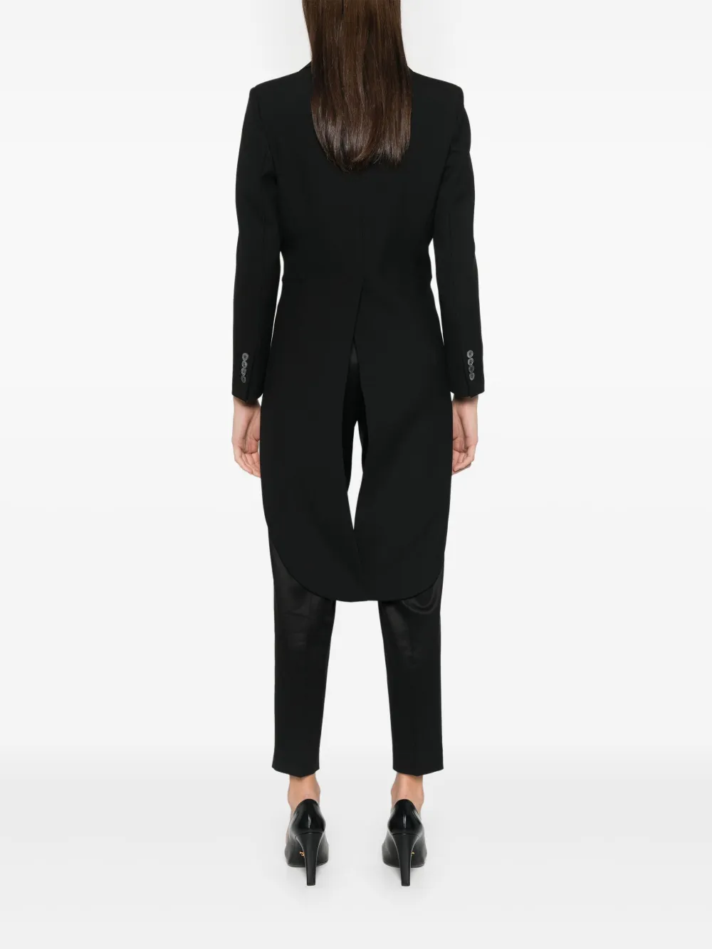 Peserico Asymmetrische blazer Zwart