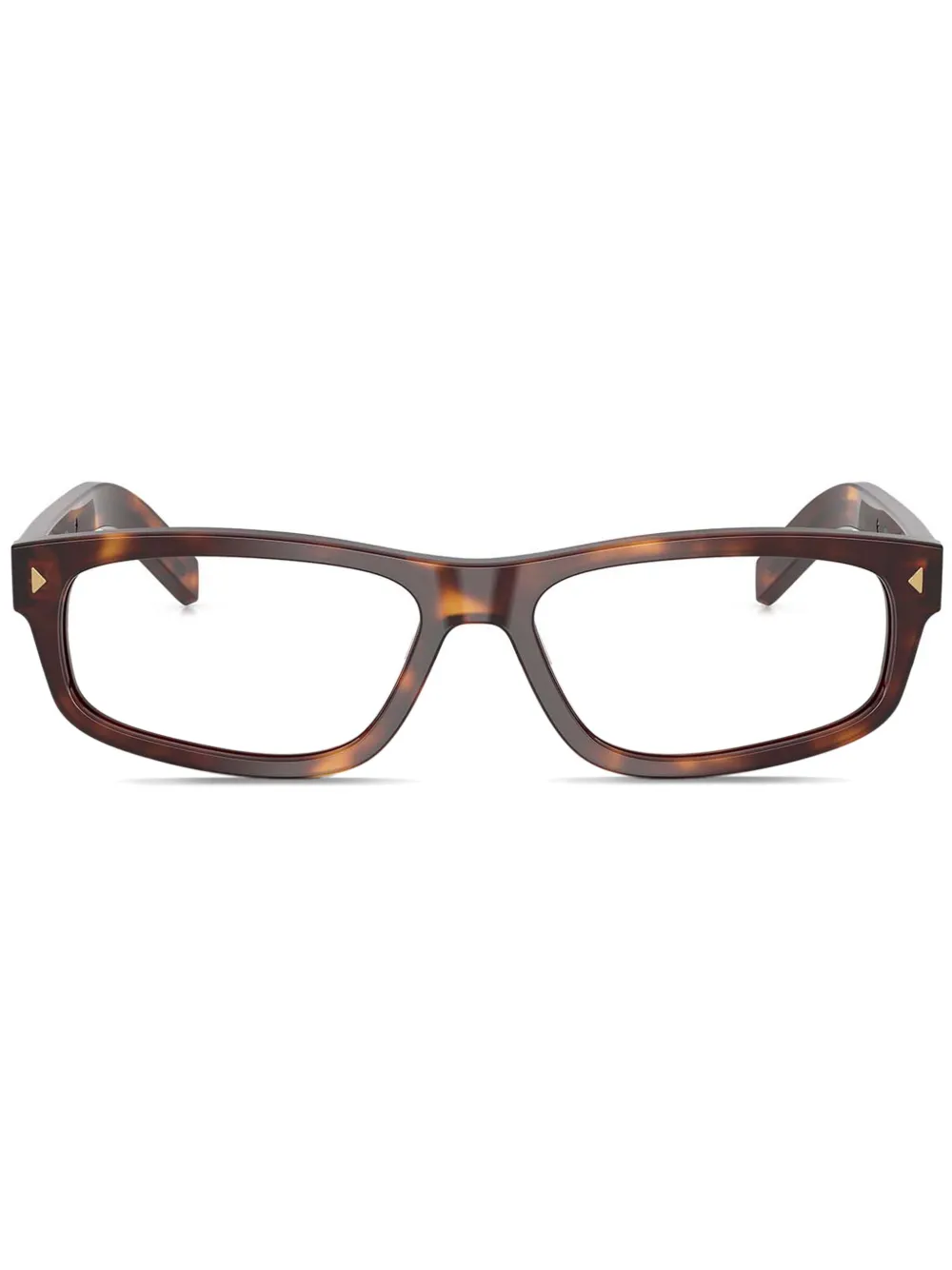 Prada Eyewear lentes con armazón rectangular | marrón | Image 1
