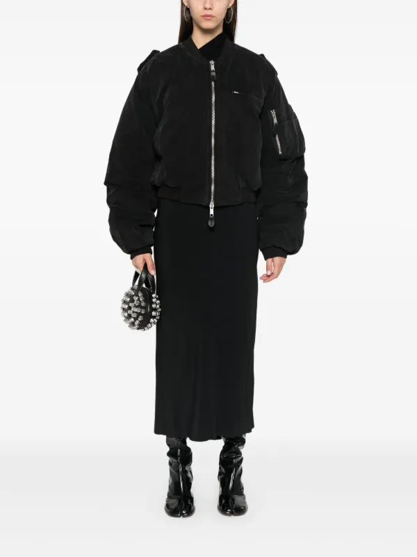 Rick Owens Calf Bias Midi Skirt | Black | FARFETCH Rick Owens Calf Bias Midi Skirt | Black | FARFETCH