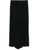 Rick Owens Calf Bias midi skirt - Black