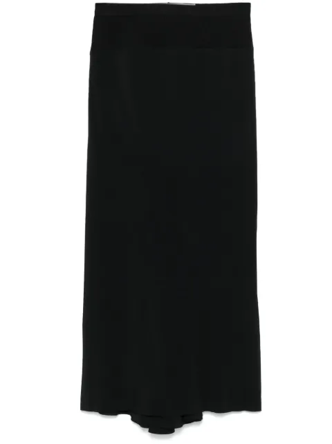 Rick Owens falda midi Calf Bias