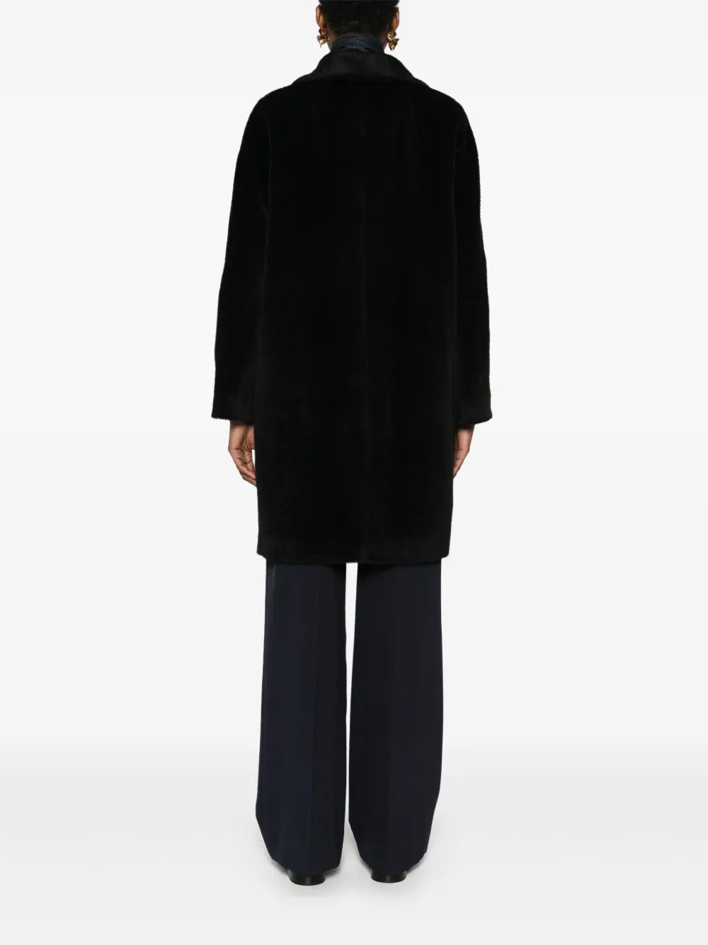 'S Max Mara Roseto jas Zwart