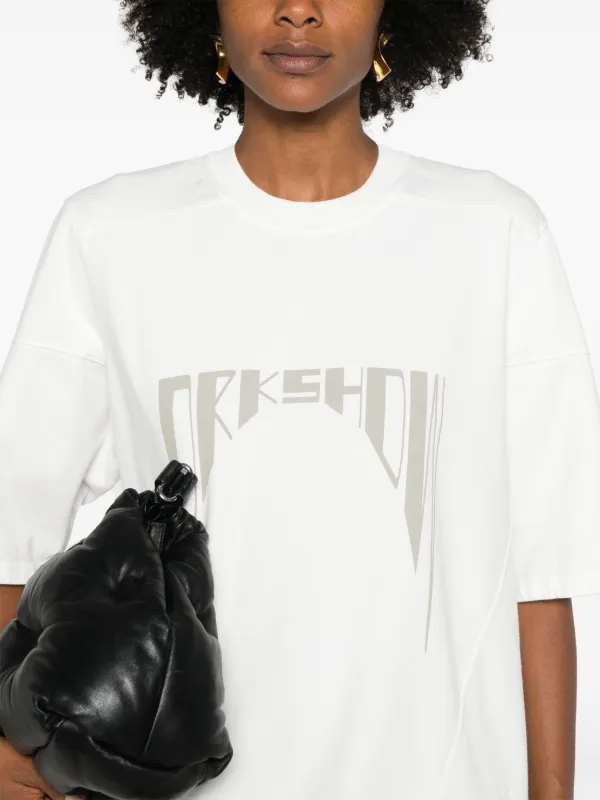 Rick Owens DRKSHDW Walrus T-Shirt | Weiß | FARFETCH DE