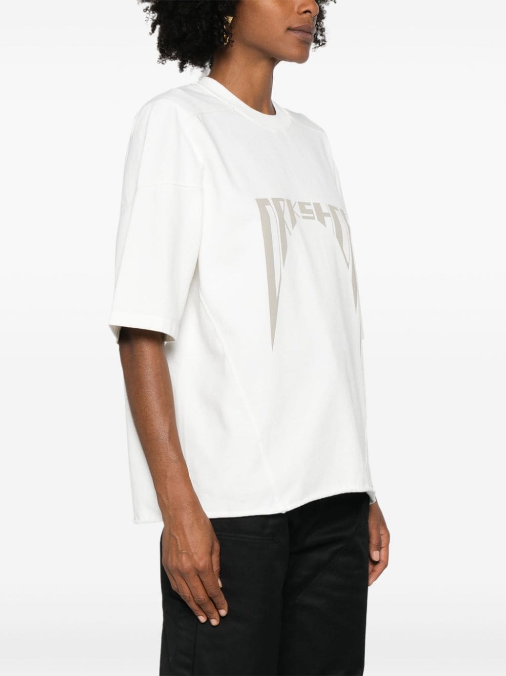 Shop Rick Owens Drkshdw Walrus T-shirt In White