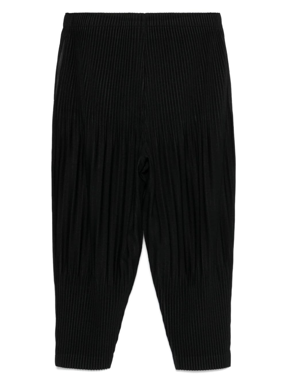 Shop Issey Miyake Plissé Trousers In Black