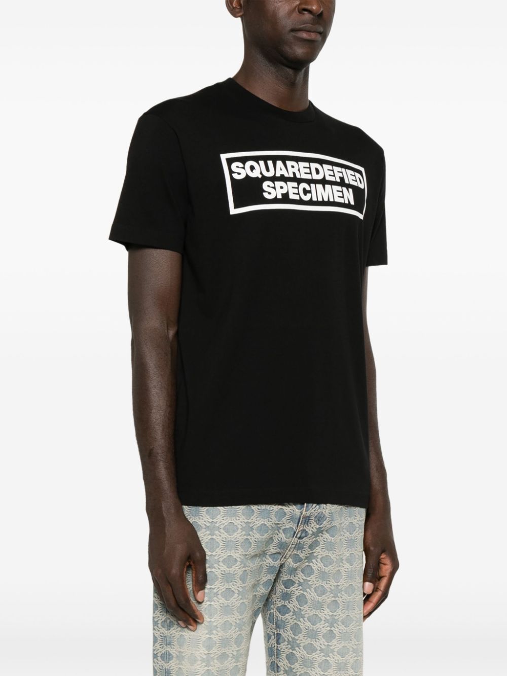 Shop Dsquared2 Text-print T-shirt In Schwarz