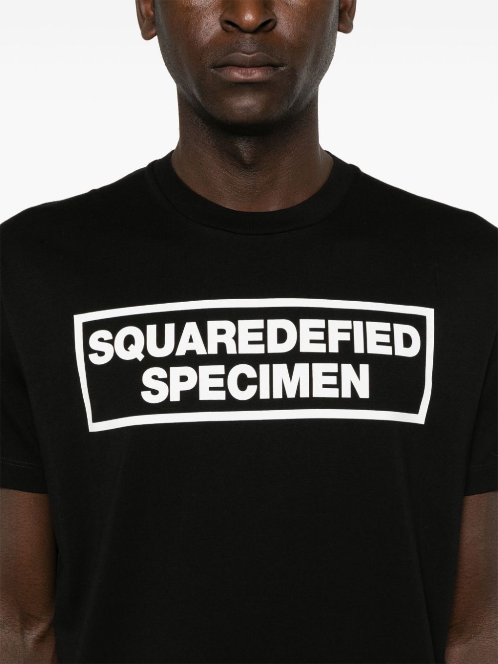 Shop Dsquared2 Text-print T-shirt In Schwarz