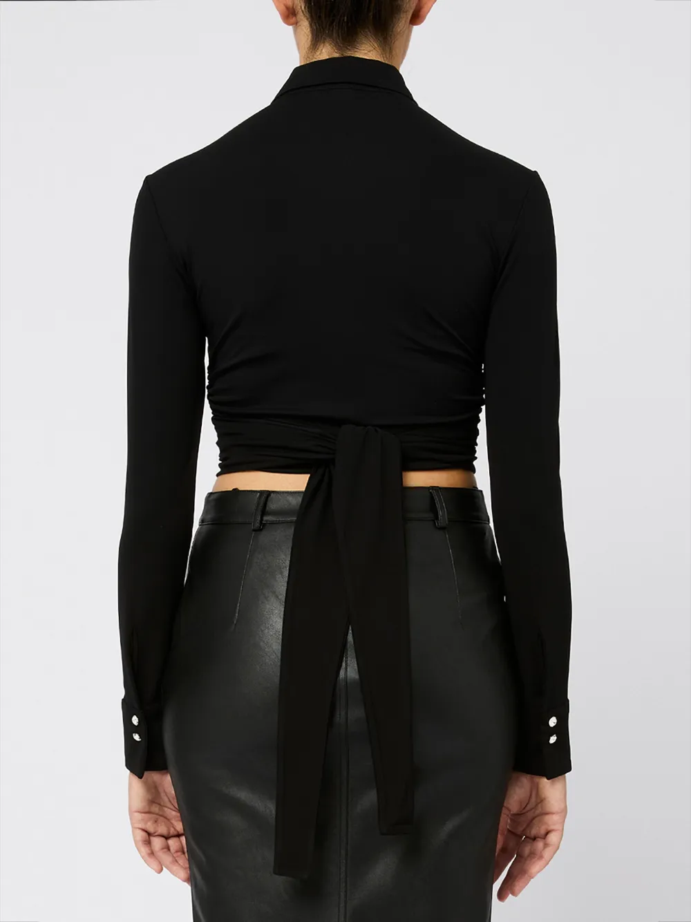 PINKO Cropped top Zwart
