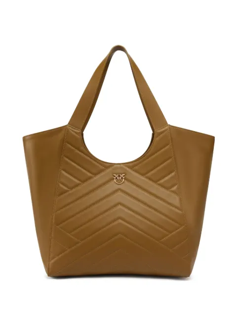 PINKO chevron-quilted tote bag 