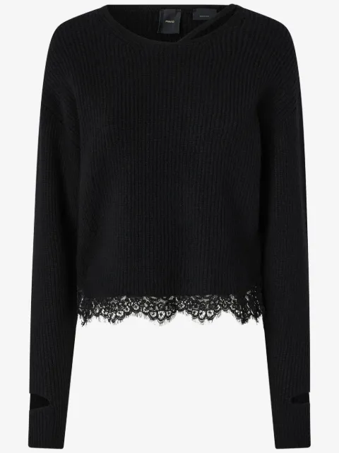 PINKO レーストリム セーター