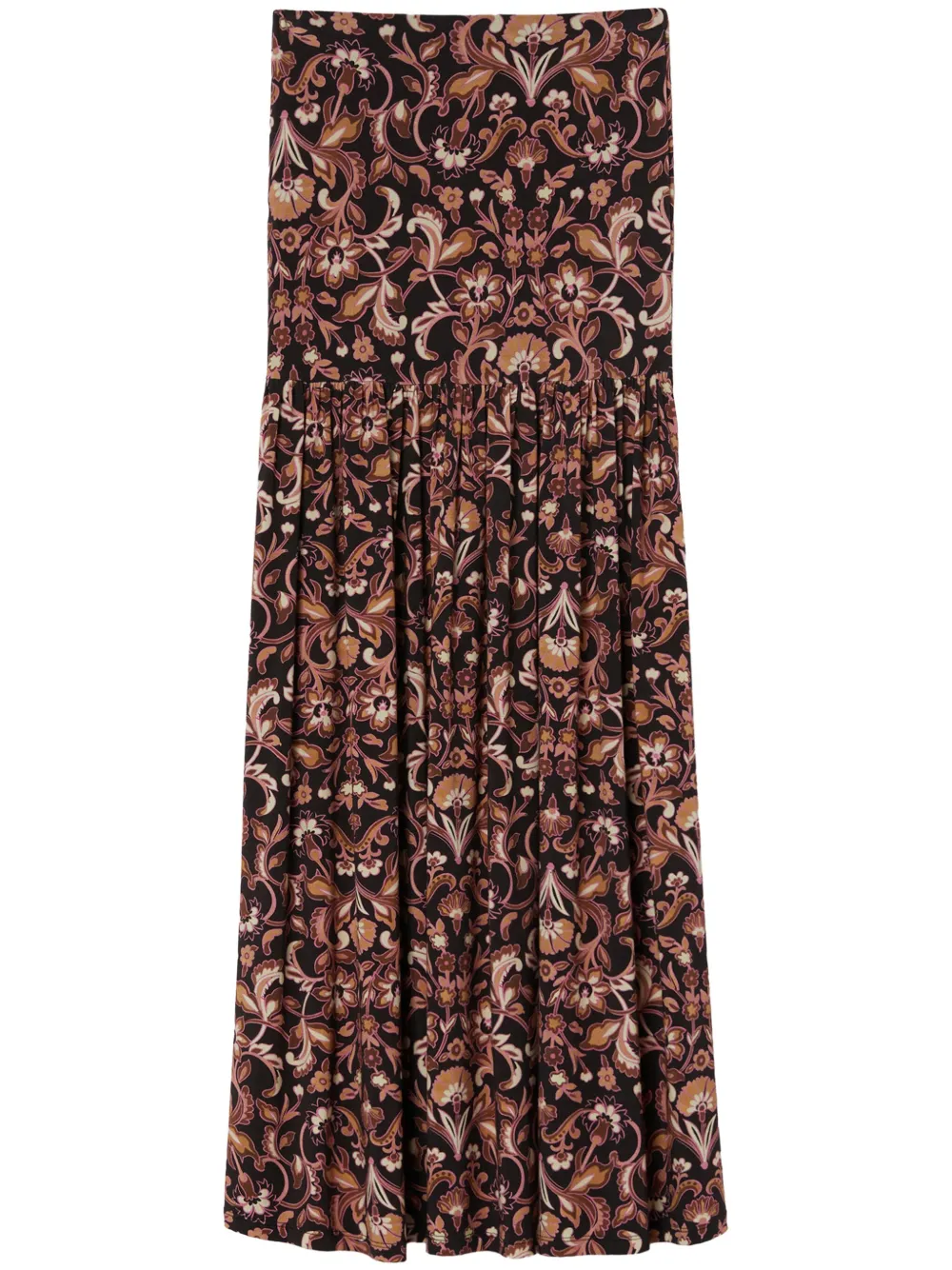 PINKO Rok met bloemenprint Bruin