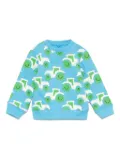 Stella McCartney Kids Tractor-print sweatshirt - Blue