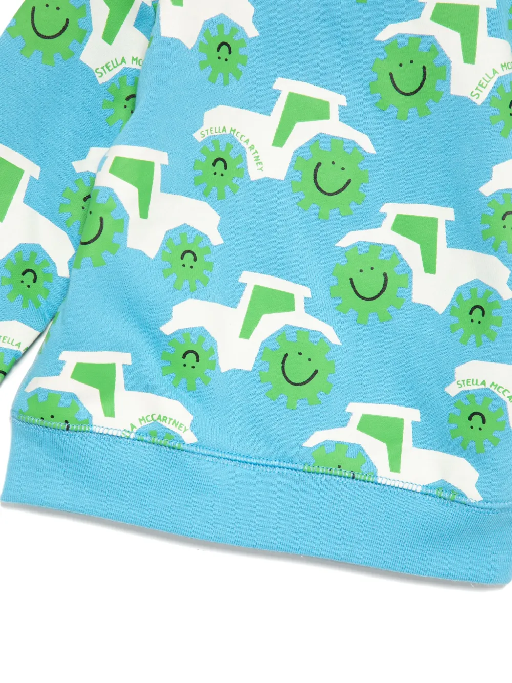 Stella McCartney Kids T-shirt met print Blauw