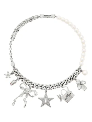 【関税込み】Cats Out Of The Bag Necklace - Marc Jacobs - Met Marc Jacobs The Cats Out Of The Bag Necklace | Silver