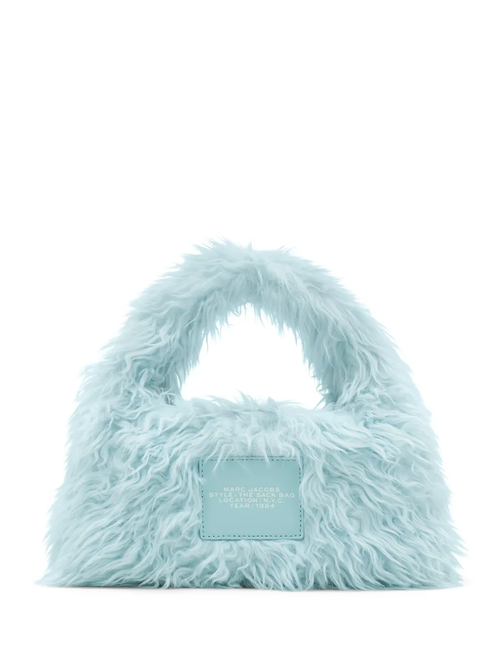 Marc Jacobs The Mini Faux Fur Sack Tote Bag Blue FARFETCH