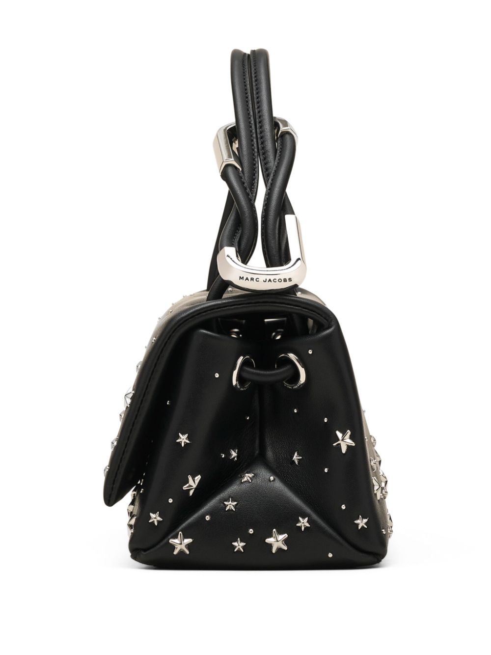 Shop Marc Jacobs The Star Studded Dual Bag In Black