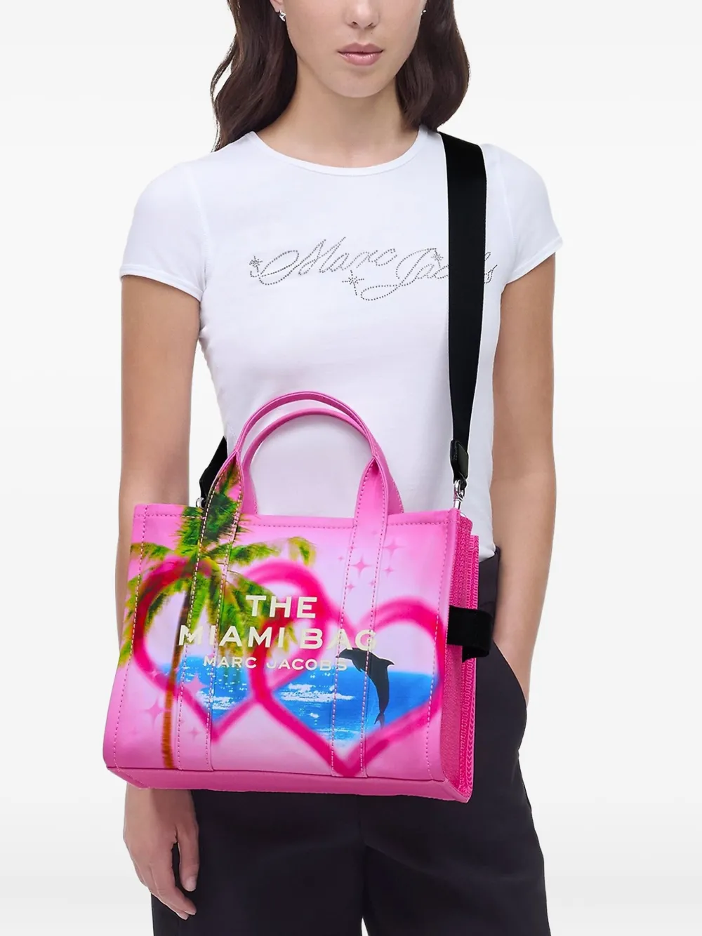 Marc Jacobs Miami City tote bag - Roze