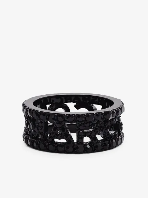 Marc Jacobs The Monogram Pave ring