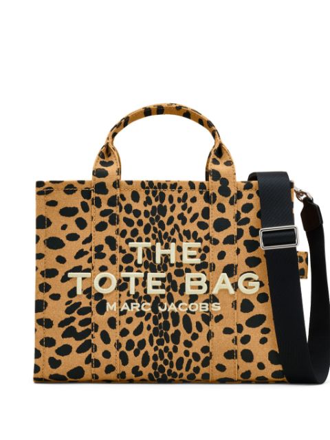 Marc Jacobs The Medium Cheetah Canvas Tote Bag Women