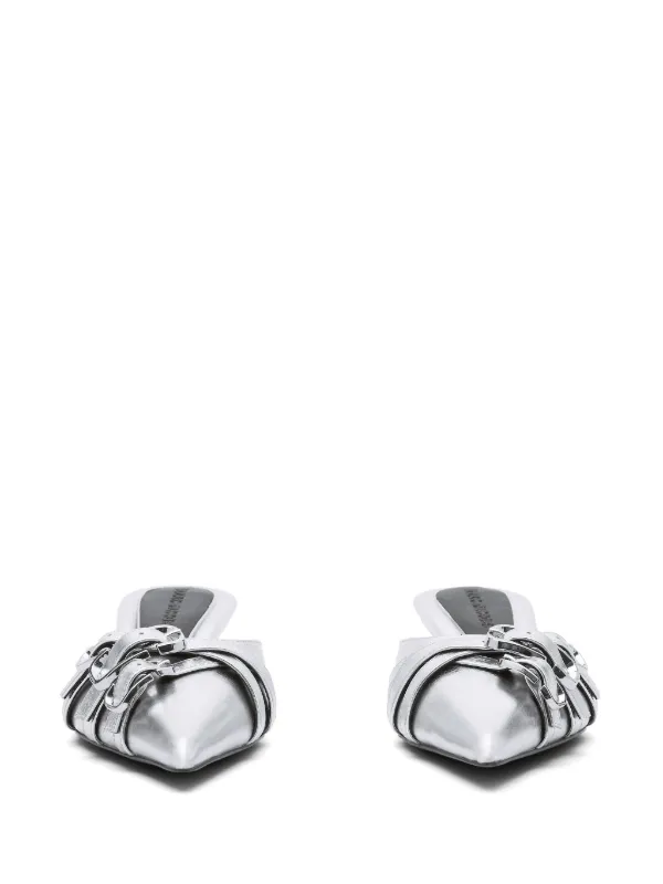 [MARC JACOBS]レザー キトンヒール ミュール Marc Jacobs The Emma キトゥンヒール ミュール | ブラック