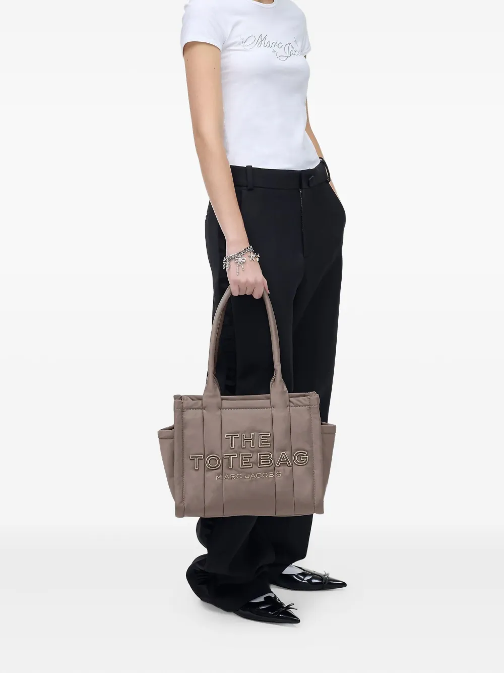 Marc Jacobs Medium The Tote Bag Tote Bag In Gray