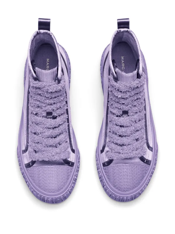 MARC BY MARC JACOBS 中綿コート パープル S Marc Jacobs The Satin High Top Sneakers | Purple | FARFETCH