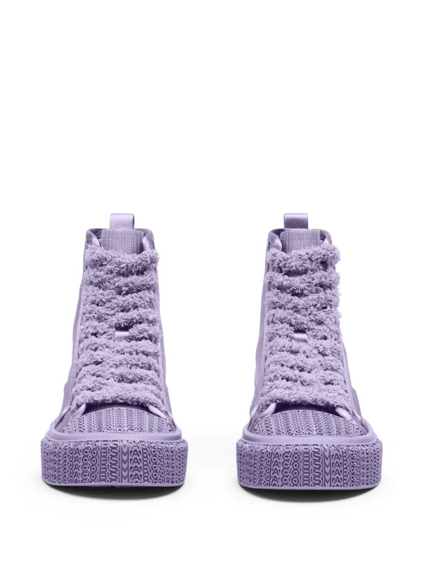 Marc Jacobs The Satin High Top Sneakers | Purple | FARFETCH