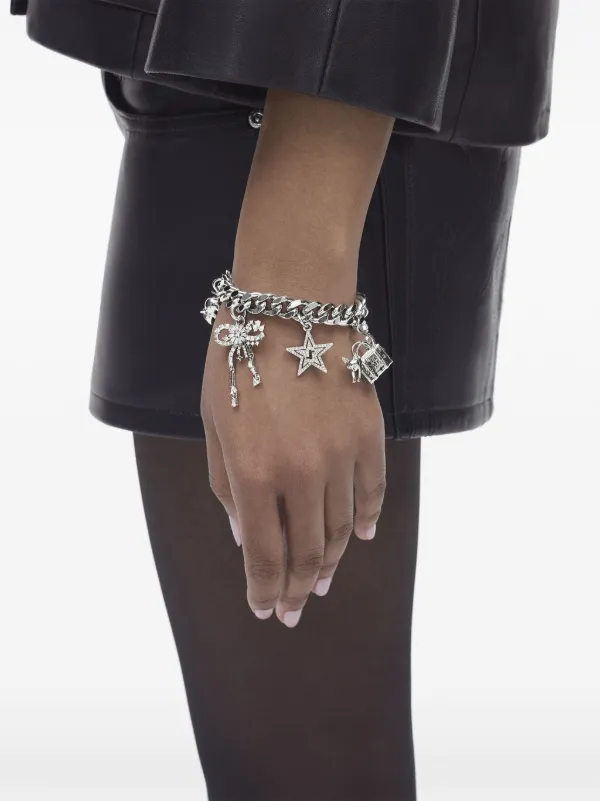 Marc Jacobs The Cats Out Of The Bag Necklace | Silver
