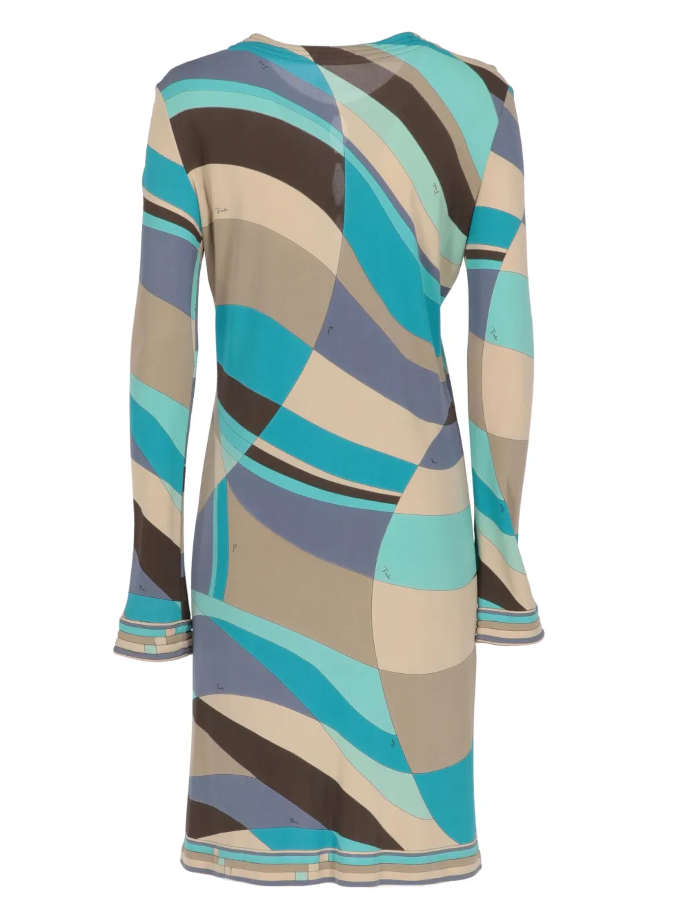 PUCCI Pre-Owned 2000s jurk met geometrisch patroon - Blauw