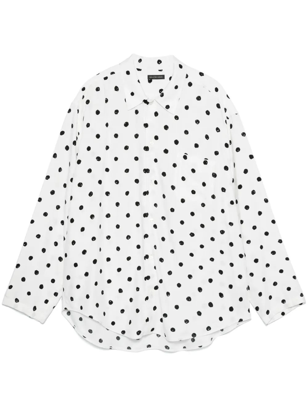 Balenciaga Blouse met stippen Wit