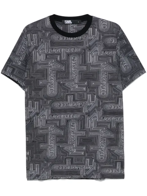 Karl Lagerfeld patterned T-shirt