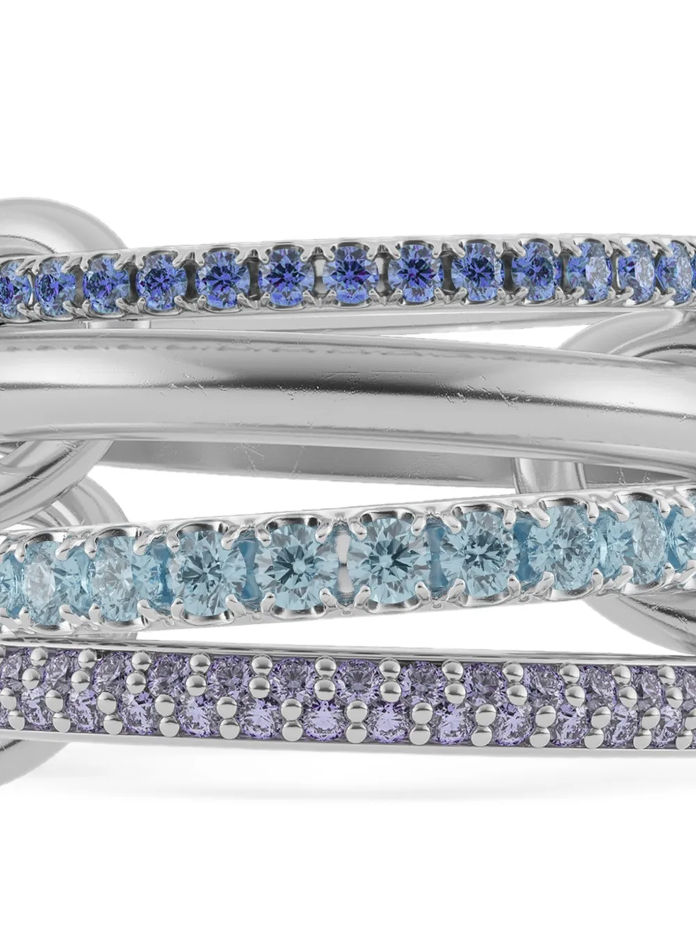 Spinelli Kilcollin Iris Sterlingsilberring mit Saphir, Tansanit und Aquamarin | Image 2