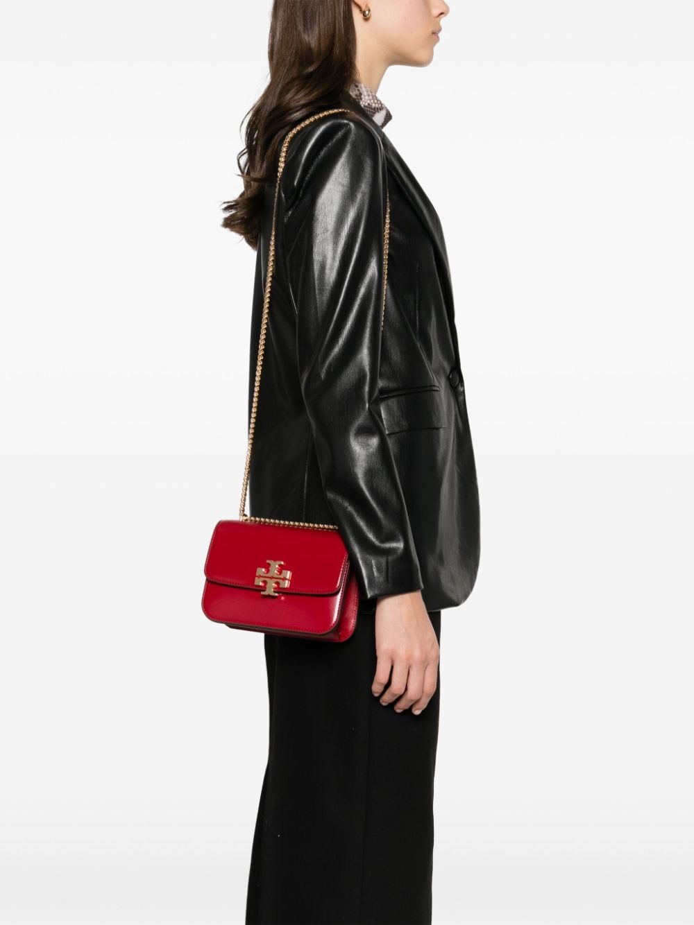 Tory Burch Eleanor kleine schoudertas - Rood